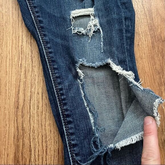Express distressed legging mid rise jeans size 2 short - Picture 10 of 13